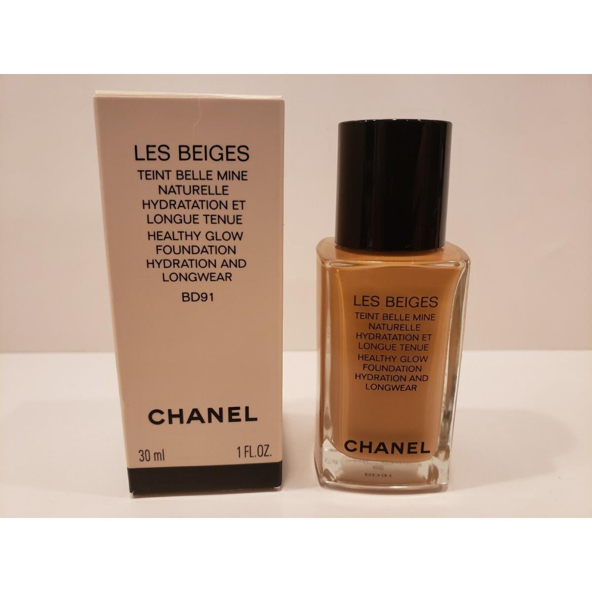 Chanel Les Beiges Healthy Glow Foundation Hydration and Longwear BD91 1 Fl Oz