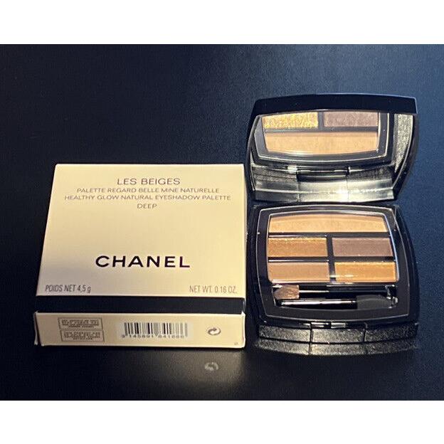 Chanel Les Beiges Healthy Glow Eyeshadow Palette Deep 4.5g/.16oz