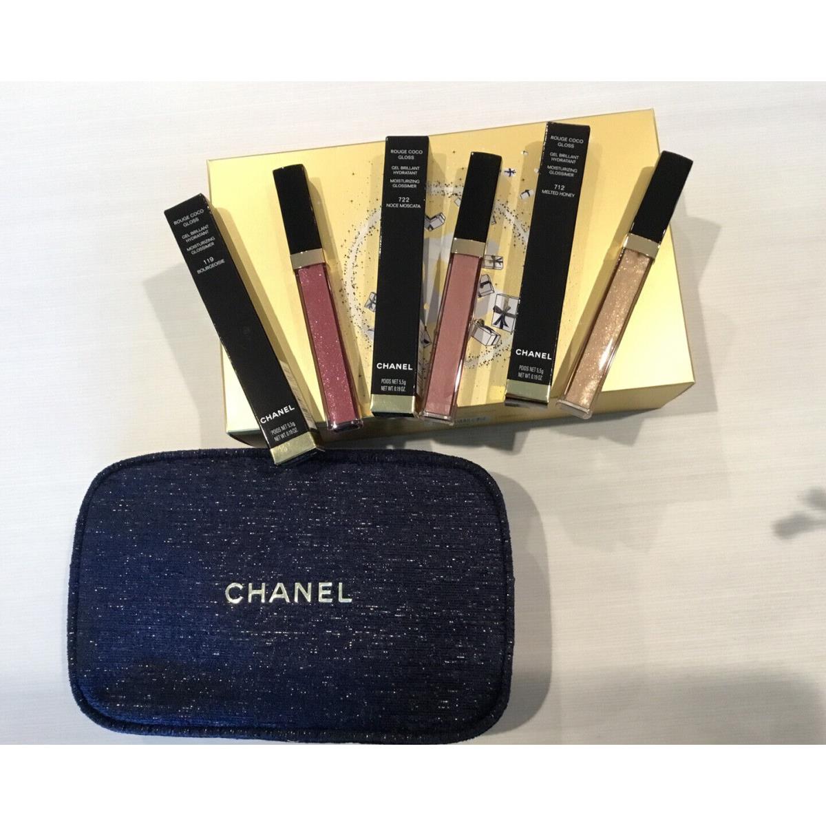 Chanel Holiday Gift Set 2023 Always Brilliant Lipgloss Trio Set