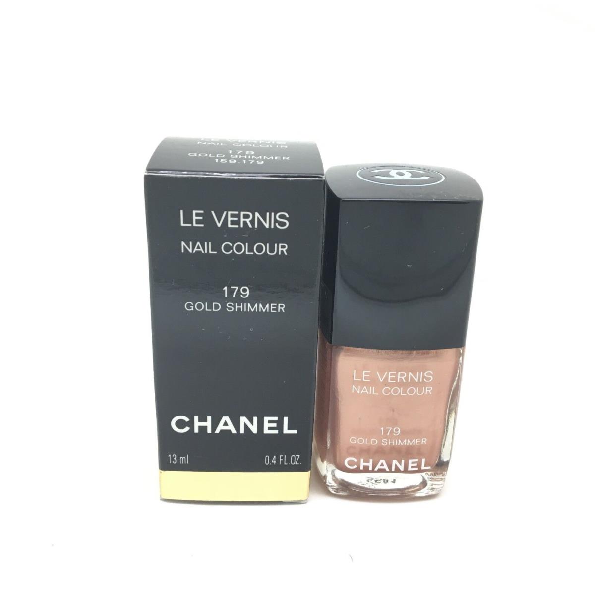 Chanel LE Vernis Nail Polish Colour 179 Gold Shimmer Full Size Boxed