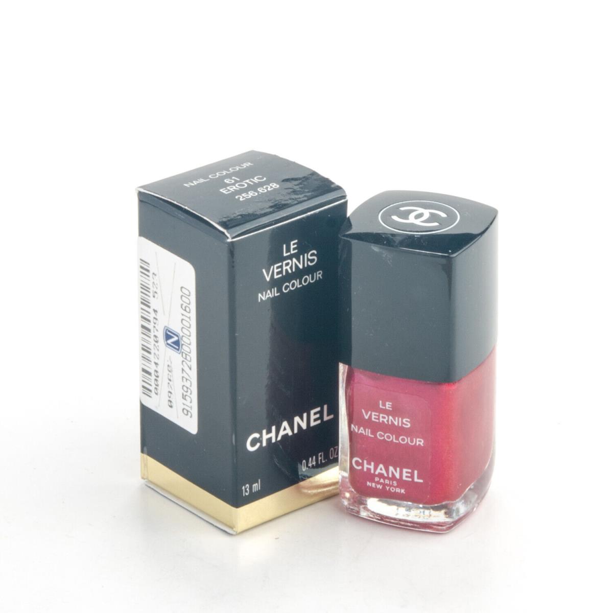 Chanel Erotic 61 Le Vernis Nail Color Polish Box Rubis Glace Vintage 61