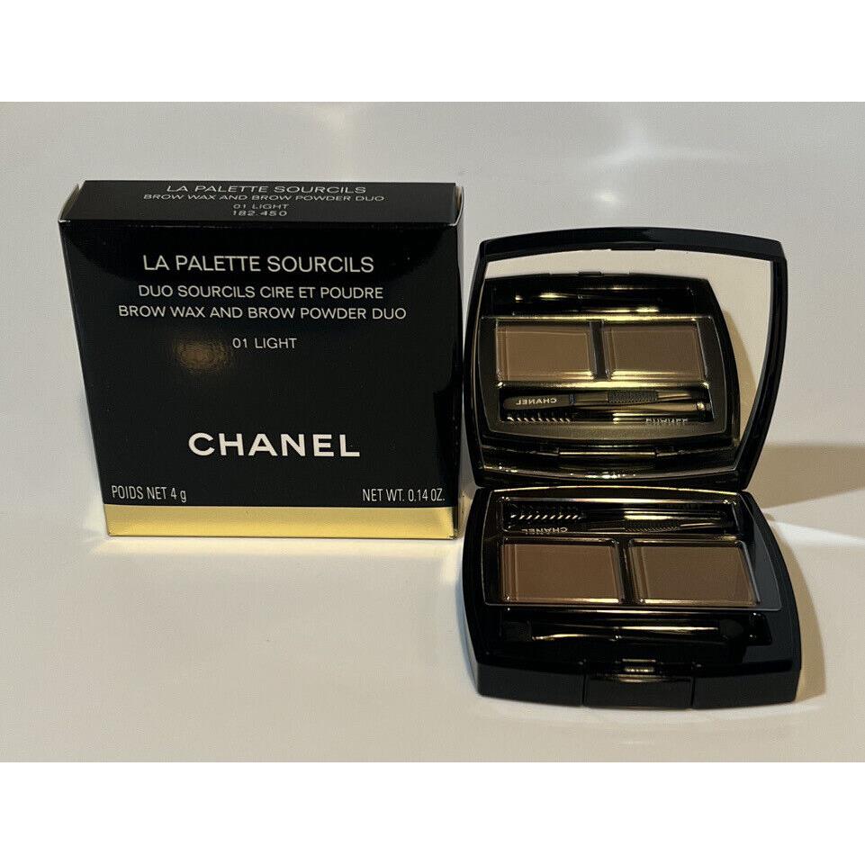 Chanel LA Palette Sourcils Brow Wax and Brow Powder Duo 01 Light 0.14oz