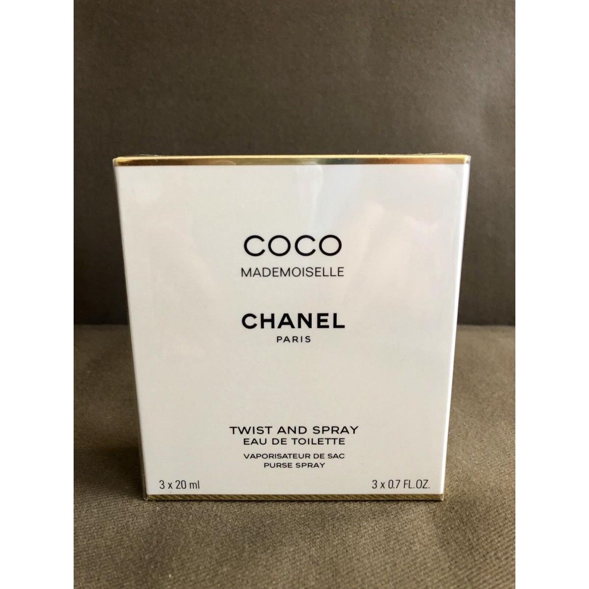 Coco Mademoiselle by Chanel 3 Small Bottles of 0.7 FL OZ Edp For Women