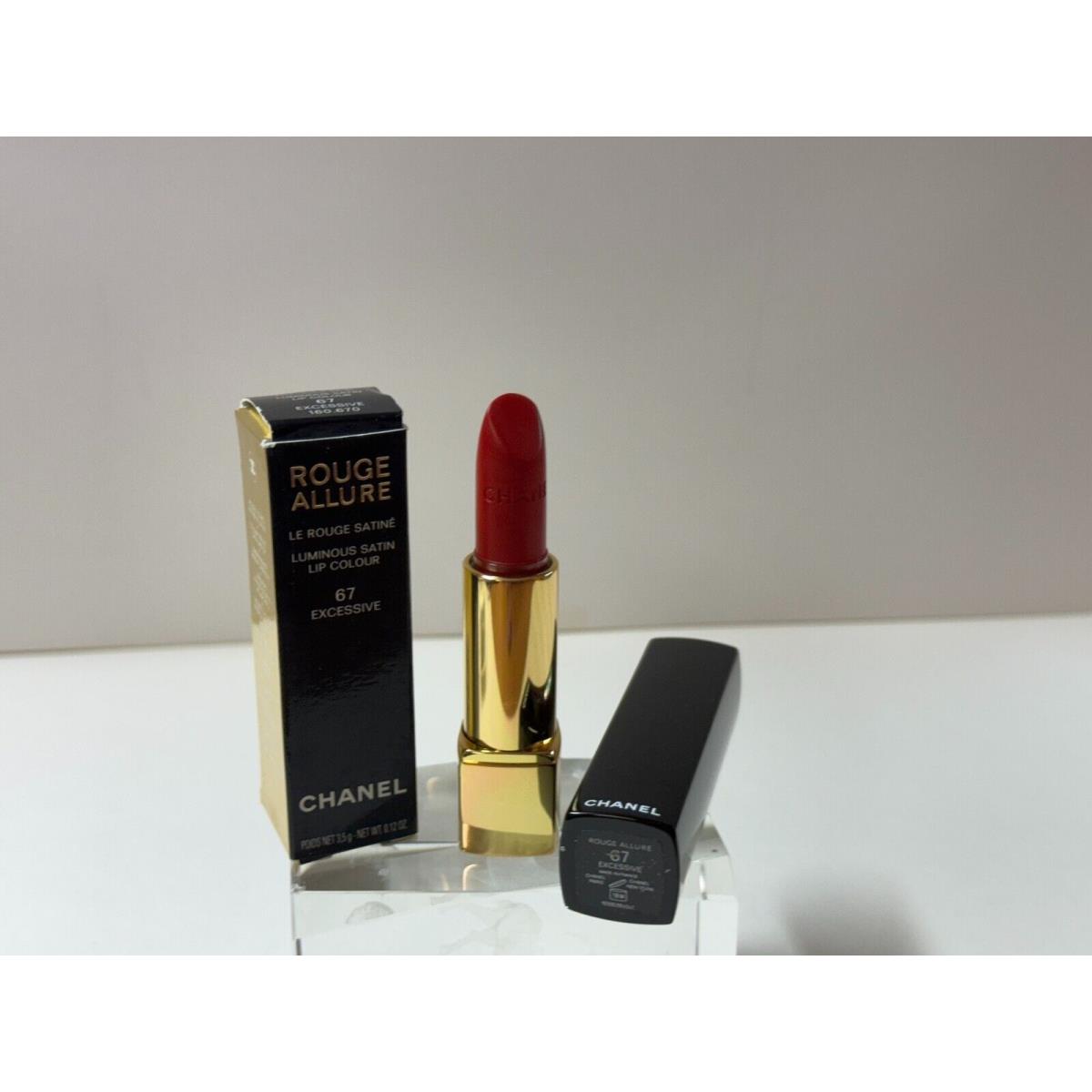 1 x 67 Excessive by Chanel Rouge Allure Lipstick Luminous Satin Lip Colour