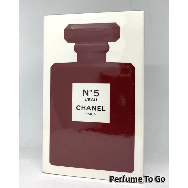 Chanel No 5 L`eau Red Limited Edition 2018 3.4 oz 100ml Edt Spray