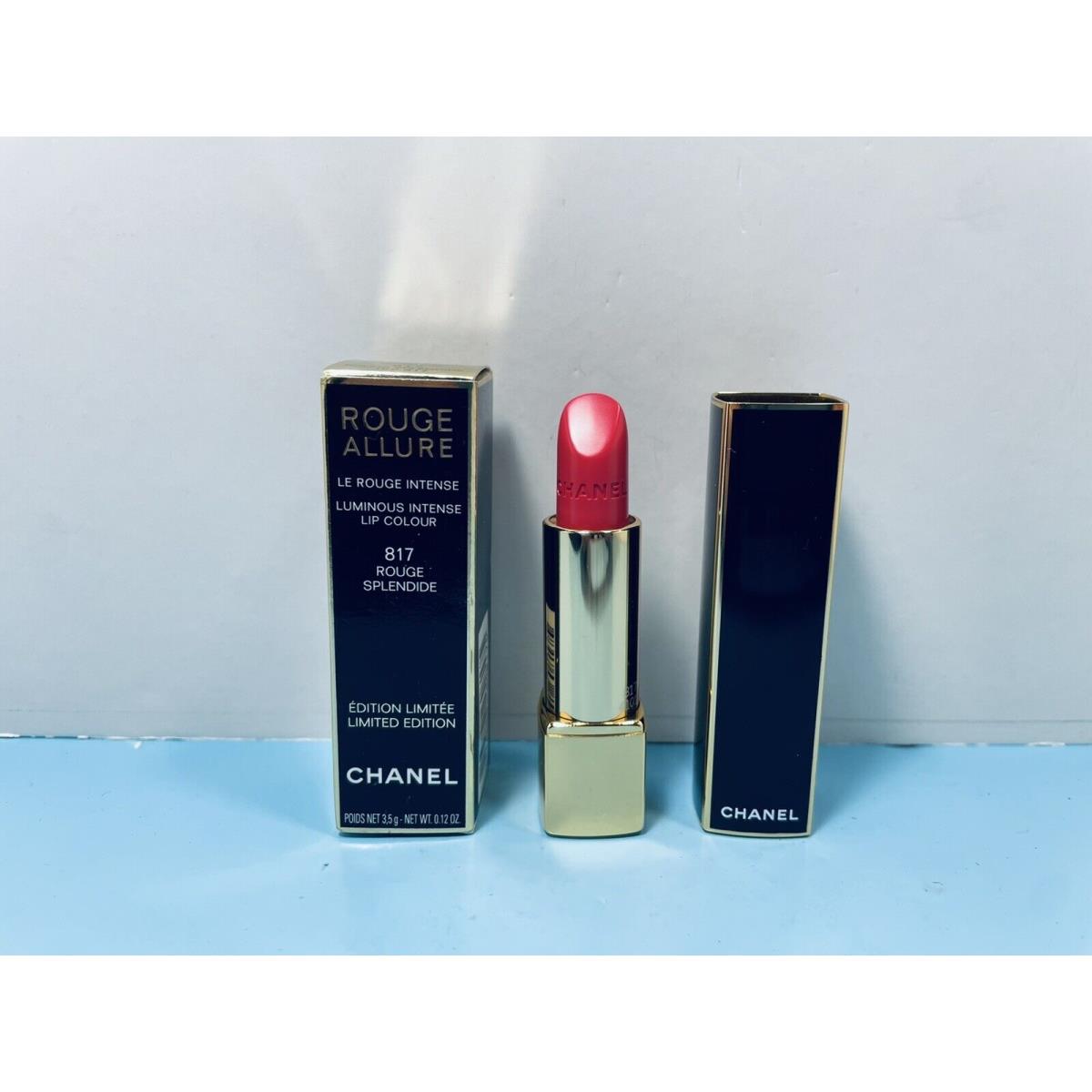 Chanel - Rouge Allure - Intense Lip Colour - 817 Rouge Splendide - 0.12 OZ