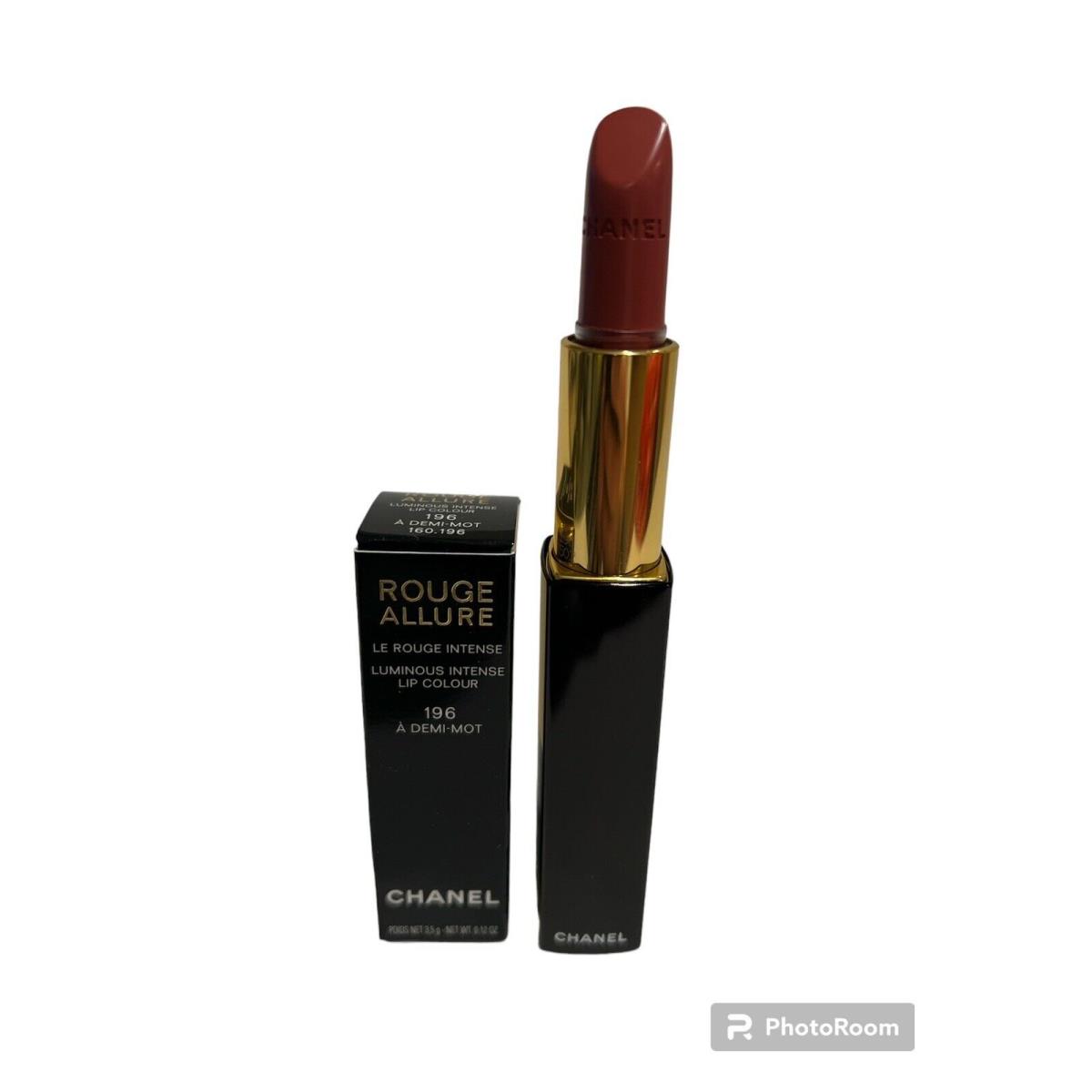 Chanel Rouge Allure Luminous Intense Lip Color 196 A Demi-mot 0.12oz