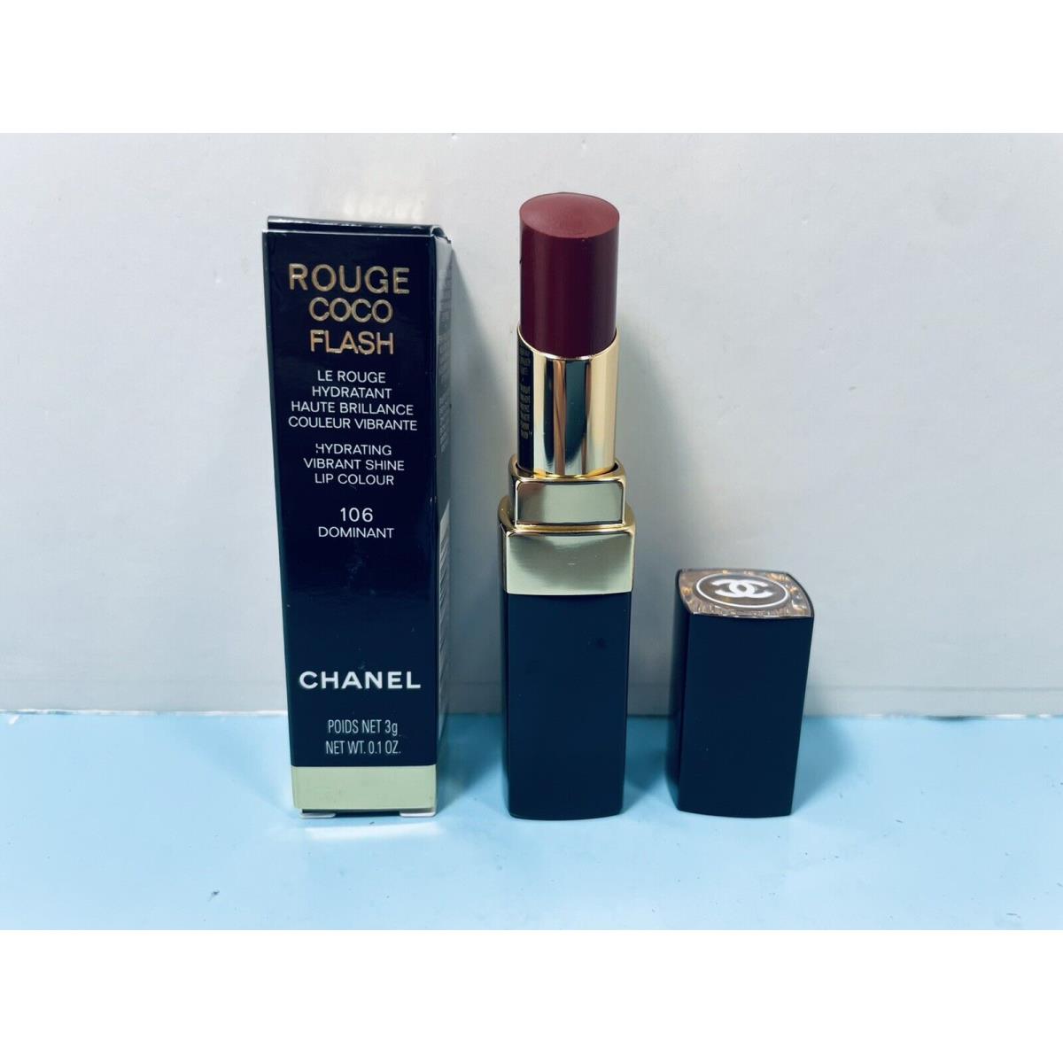 Chanel - Rouge Coco Flash -hydrating Vibrant Shine Lip Colour -106 Dominant -new