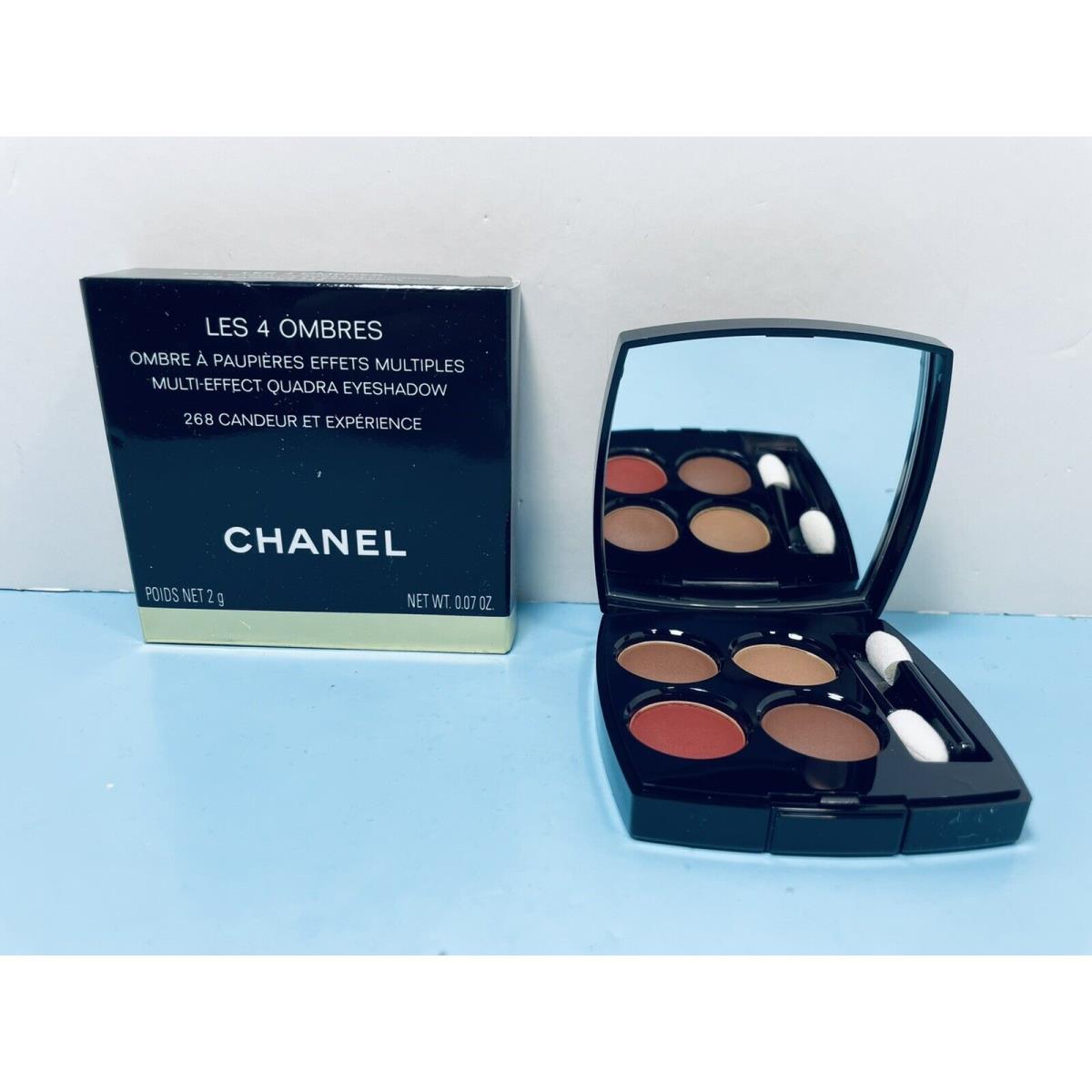 Chanel -multi Effect Quadra Eyeshadow -268 Candeur ET Experience -0.07 OZ -boxed