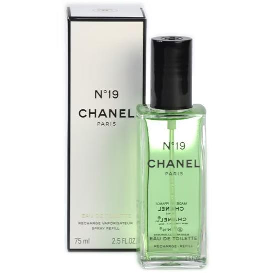 Chanel No. 19 Eau De Toilette Recharge Spray 2.5 Fl oz/75 ml Nib/sealed Vintage