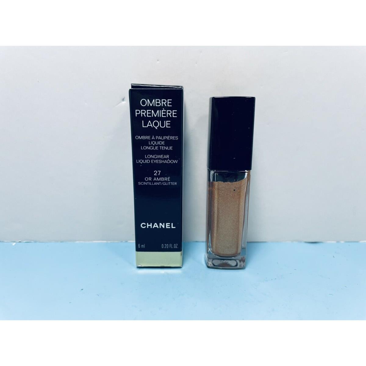 Chanel - Ombre Premiere Laque - Longwear Liquid Eyeshadow - 27 or Ambre - Boxed