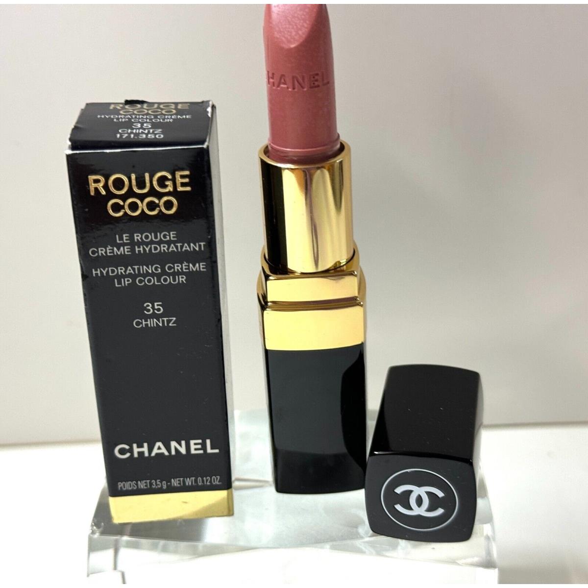 1 x Chintz 35 Rouge Coco By Chanel Hydrating Cream Lip Colour