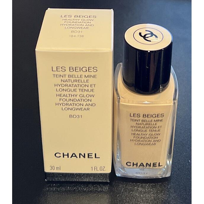 Chanel Les Beiges Healthy Glow Foundation Hydration and Longwear BD 31