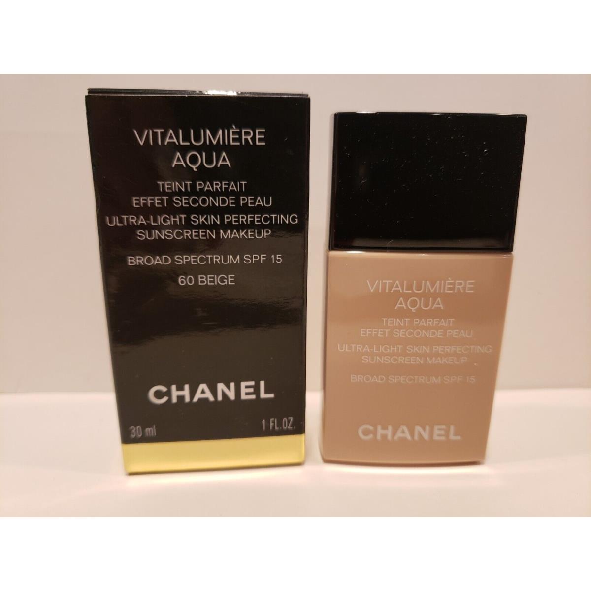 Chanel- Vitalumiere Aqua Ultra Light Perfecting Makeup Spf 15 - 60 Beige