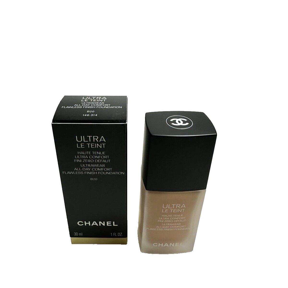 Chanel Ultra Ultrawear All Day Comfort Flawless Finish Foundation 1 Oz B20