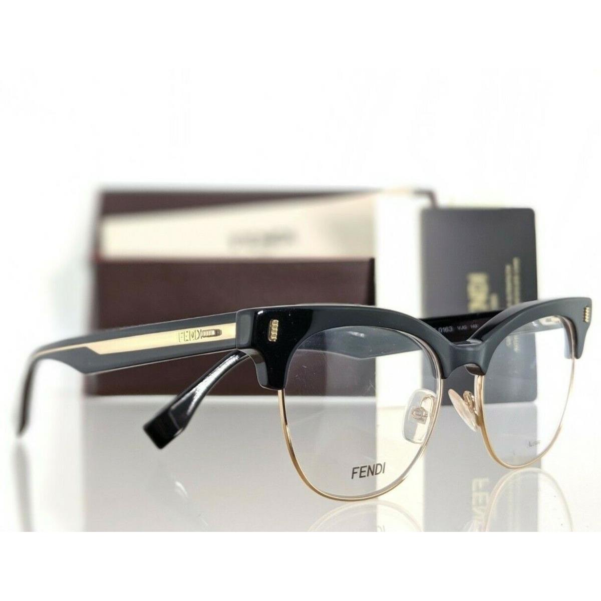 Fendi eyeglasses  - Black & Gold Frame, Clear Lens 1