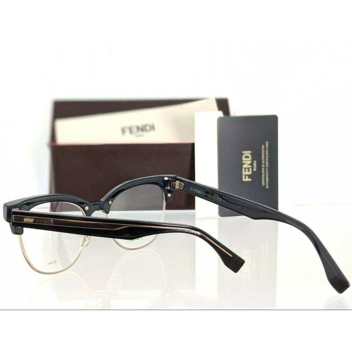 Fendi eyeglasses  - Black & Gold Frame, Clear Lens 4