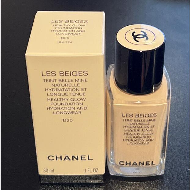 Chanel Les Beiges Healthy Glow Foundation B20 1 OZ