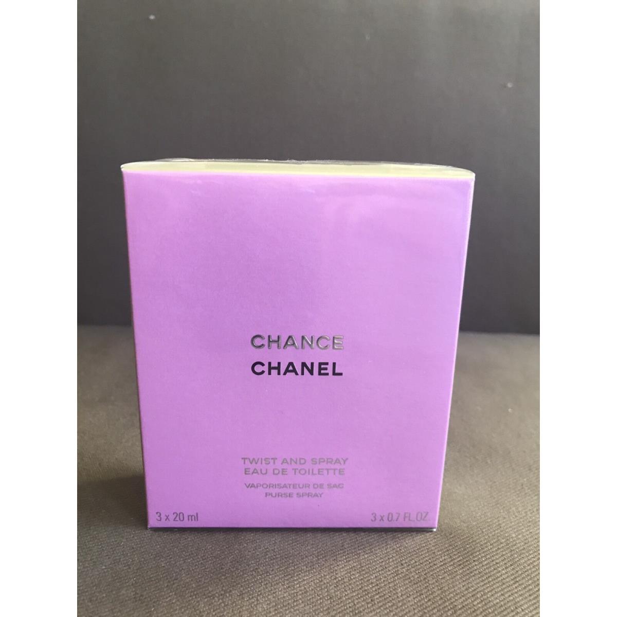 Chanel Chance 3 Small Bottles of 0.7 FL OZ For Women Edt