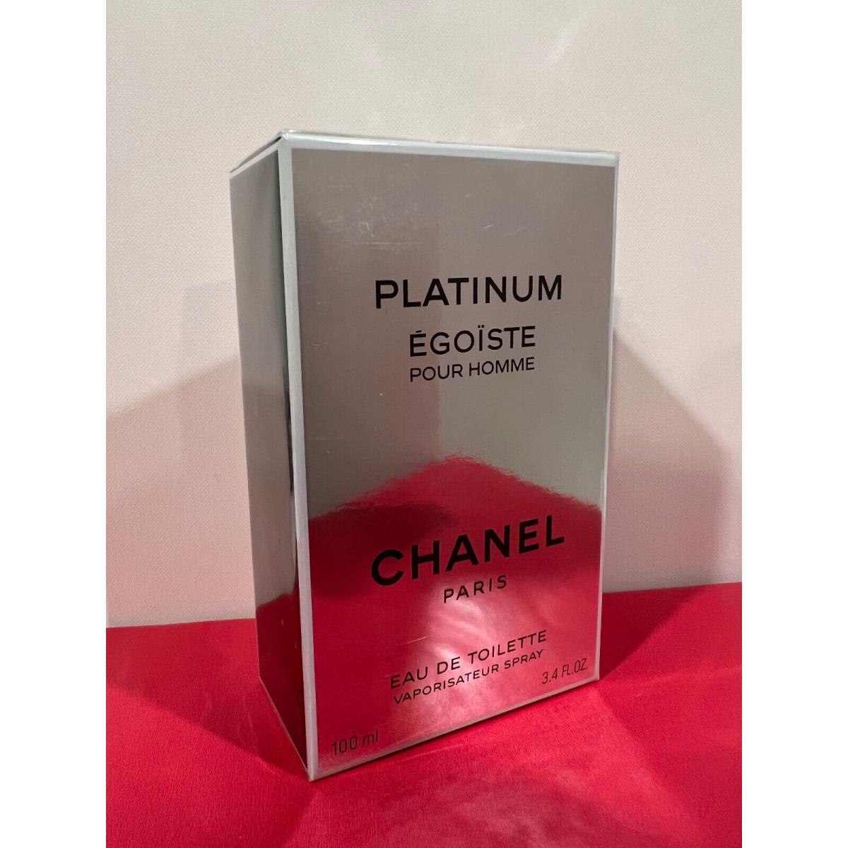 Chanel Platinum Egoiste Edt Spray Men 3.4 oz / 100 ml - Box