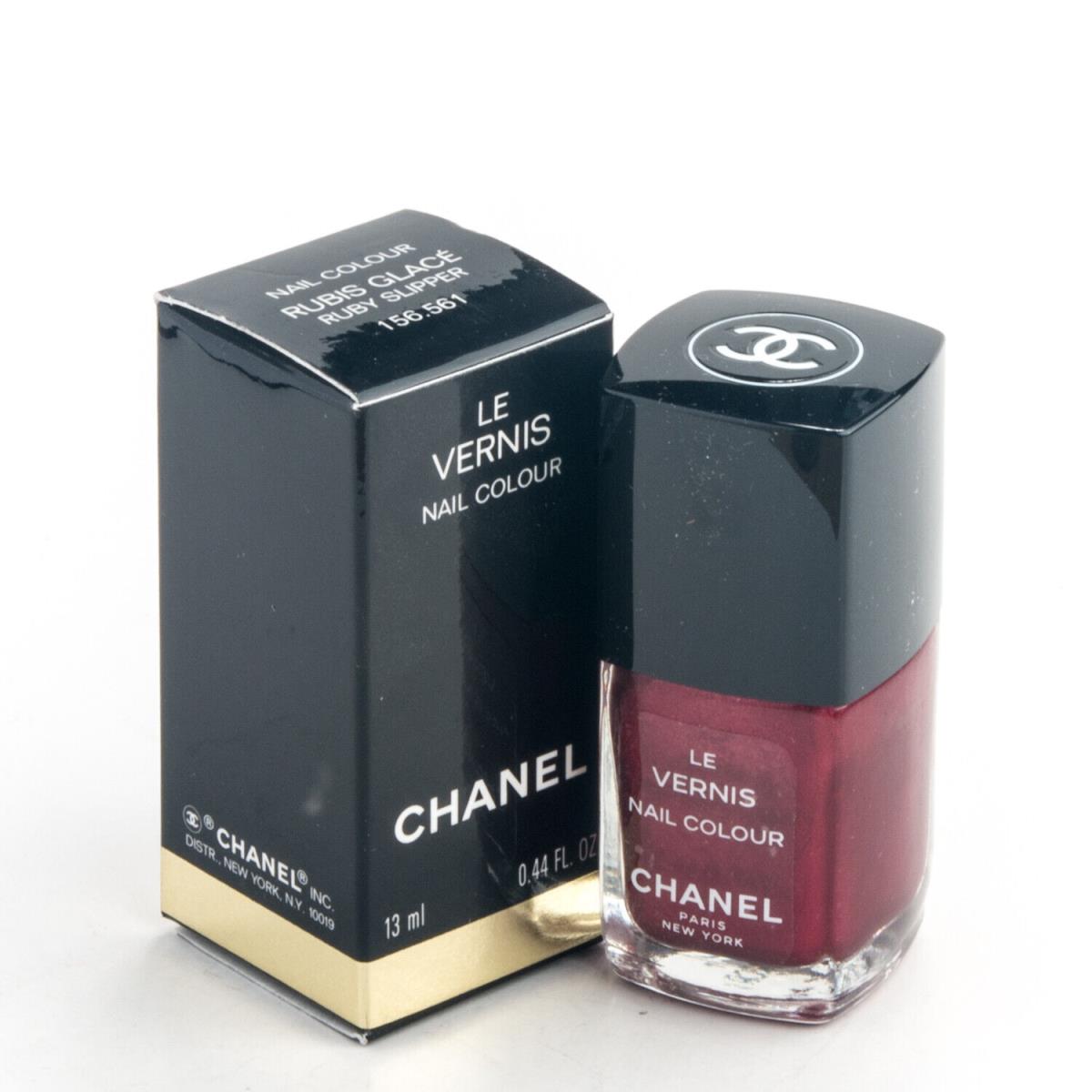 Chanel Ruby Slipper Le Vernis Nail Color Polish Box Rubis Glace Vintage