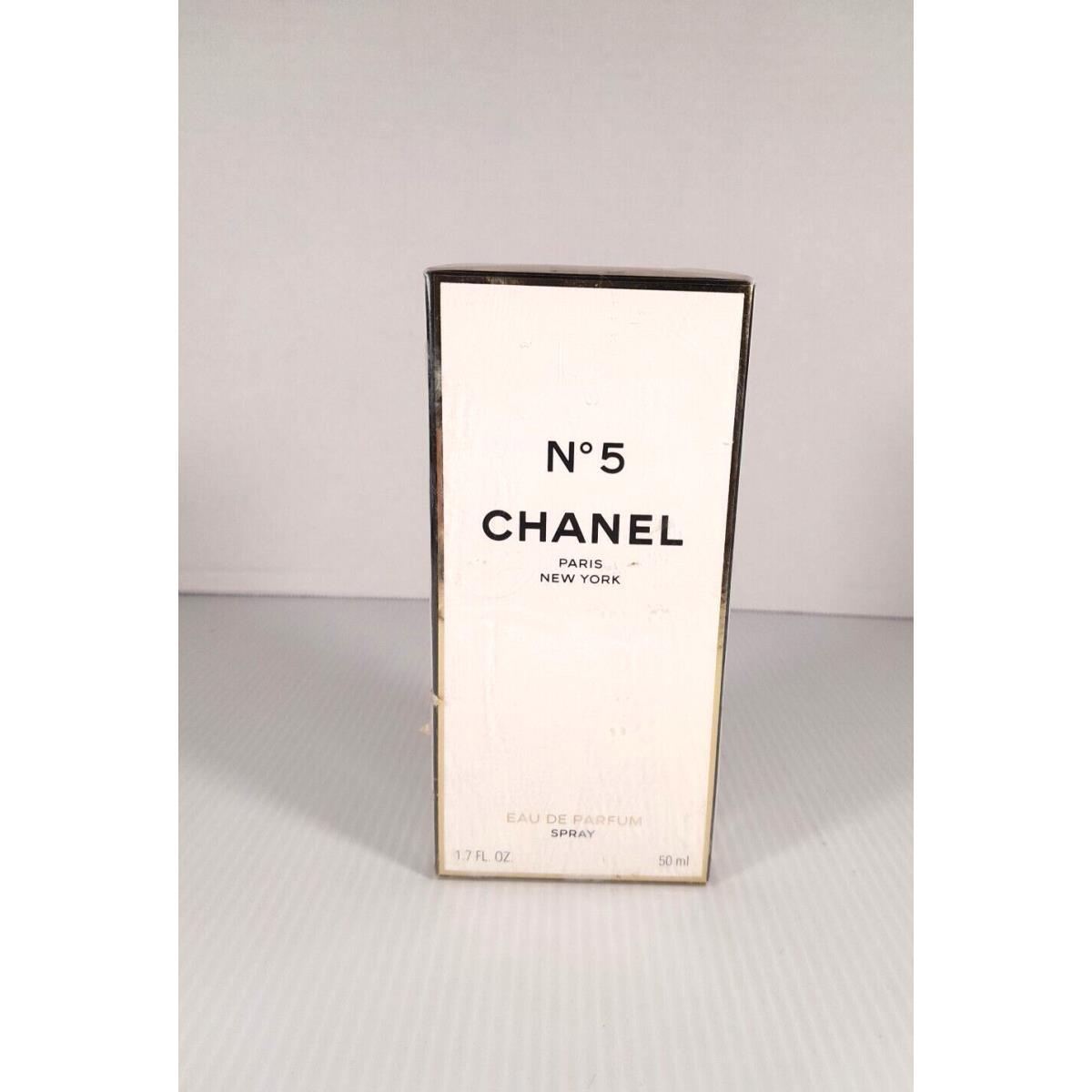 Vtg Nos Chanel No 5 Eau De Parfum Spray 1.7 Fl. Oz. 50 ml