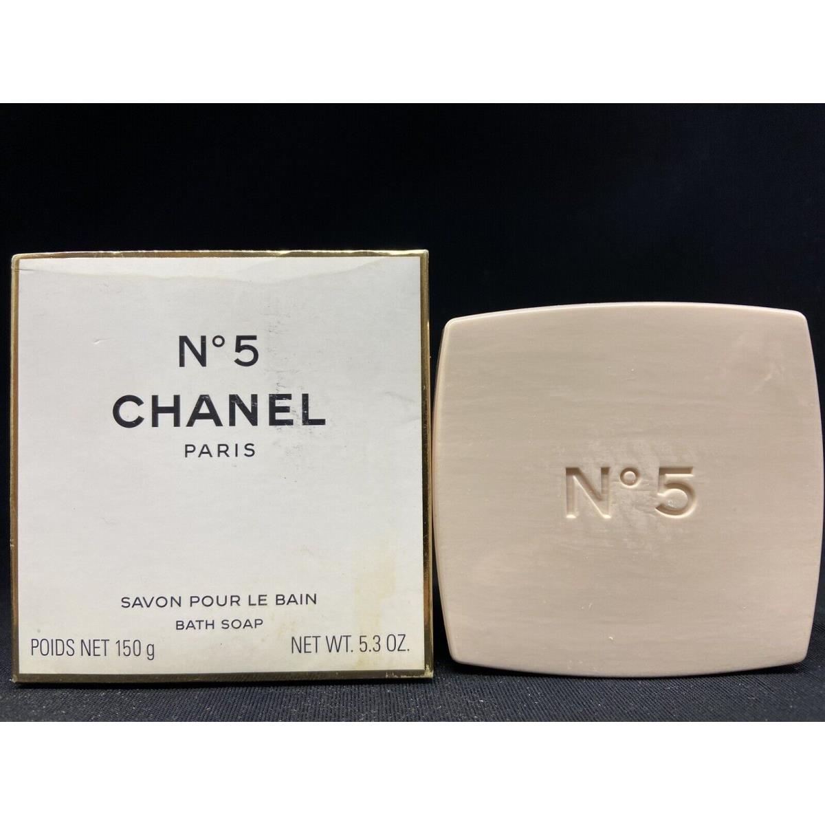 Chanel No5 Savon Pour le Bain Bath Soap 5.3oz Scuffed Box