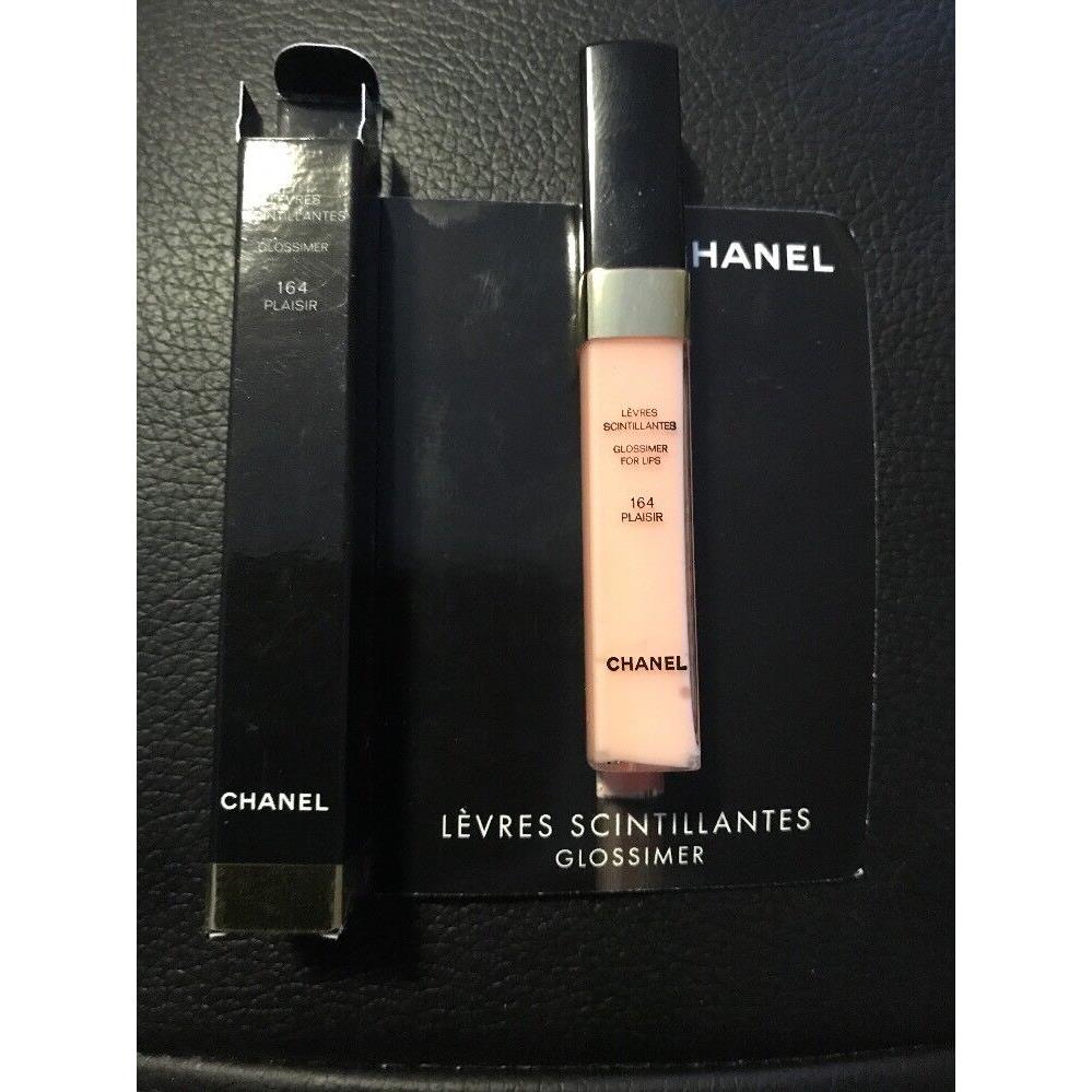 Chanel Levres Scintillantes Glossimer 164 Plaisir Lip Gloss Travel Size Rare