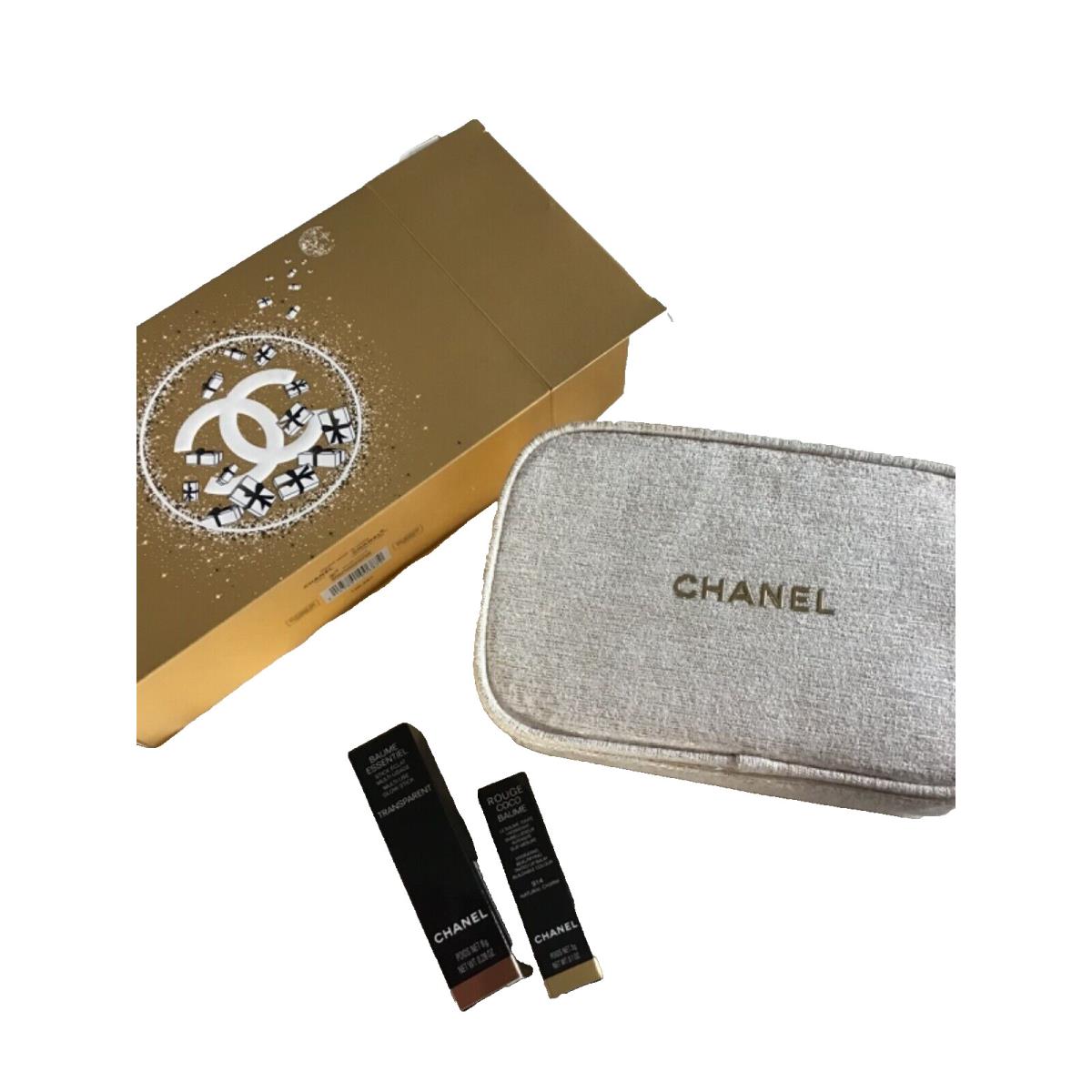 Chanel Holiday Gift Set Easy Come Easy Glow Rouge Lip Baume Balm + Glow Stick