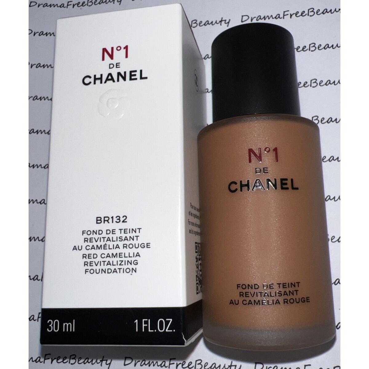 Chanel No1 De Chanel Red Camellia Revitalizing Foundation BR132 Deep Tone