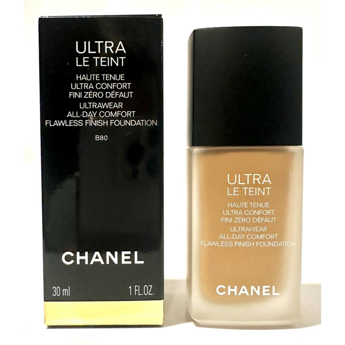 Chanel Ultra LE Teint Ultrawear Flawless Finish Foundation B80 1 oz