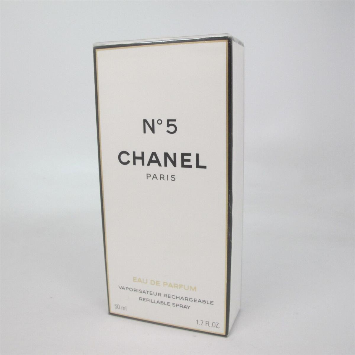 Chanel No.5 by Chanel 50 ml/1.7 oz Eau de Parfum Spray Rechargeable Vintage