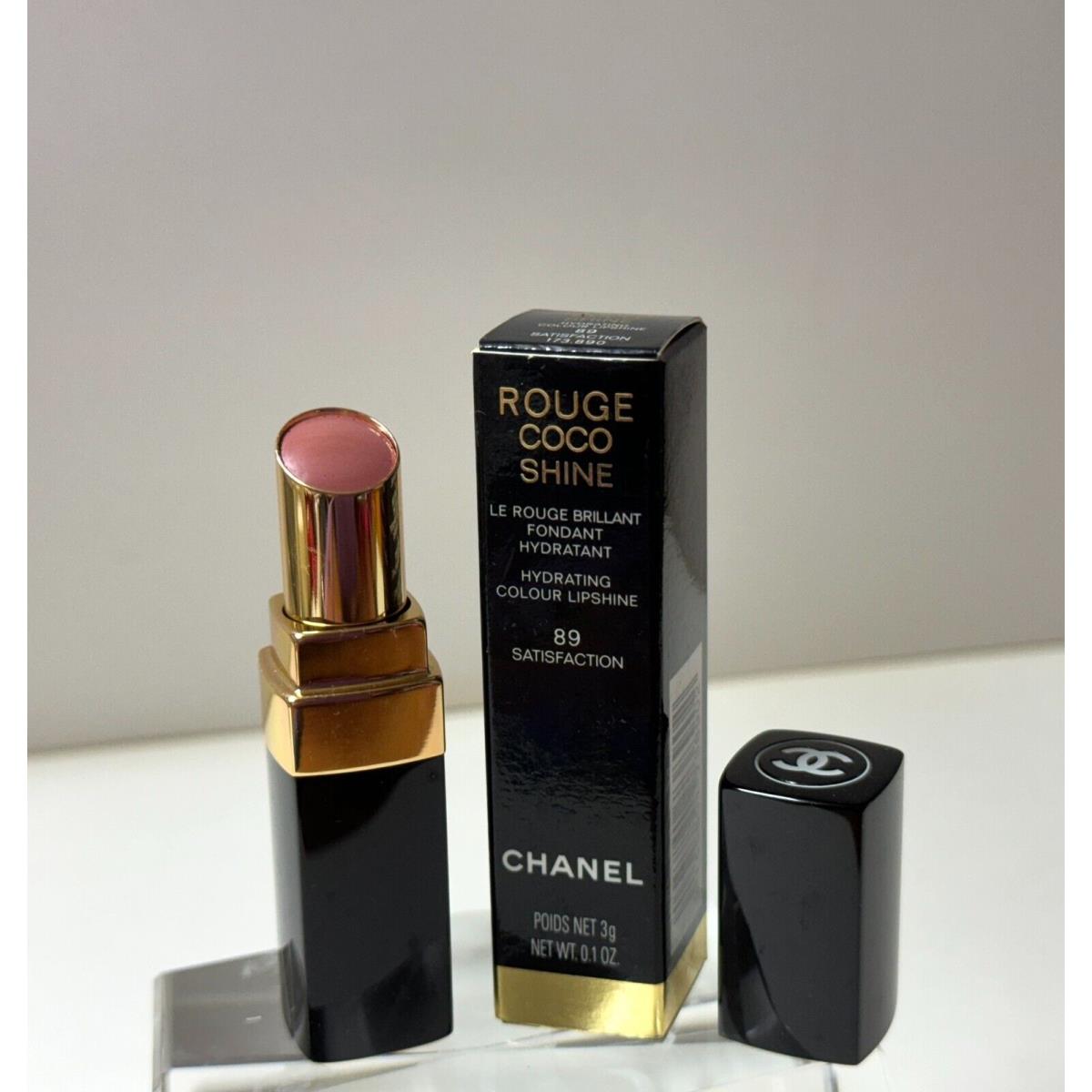 1 x 89 Satisfaction Rouge Coco Shine By Chanel Hydrating Sheer Lip