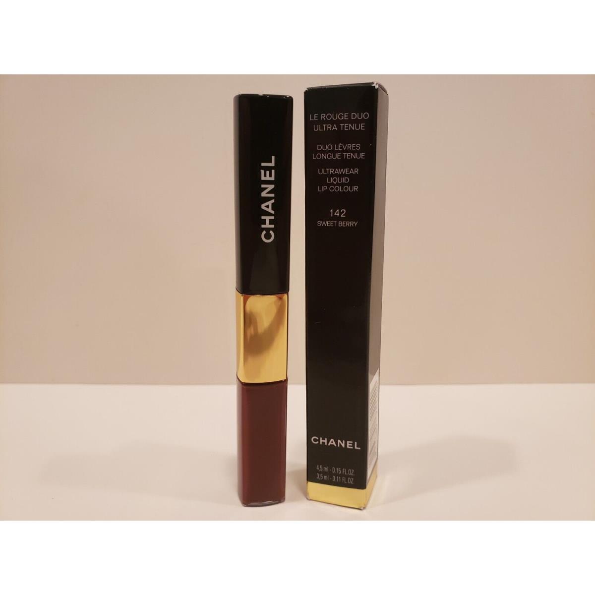 Chanel Le Rouge Duo Ultra Tenue Ultrawear Liquid Lipgloss 142 Sweet Berry