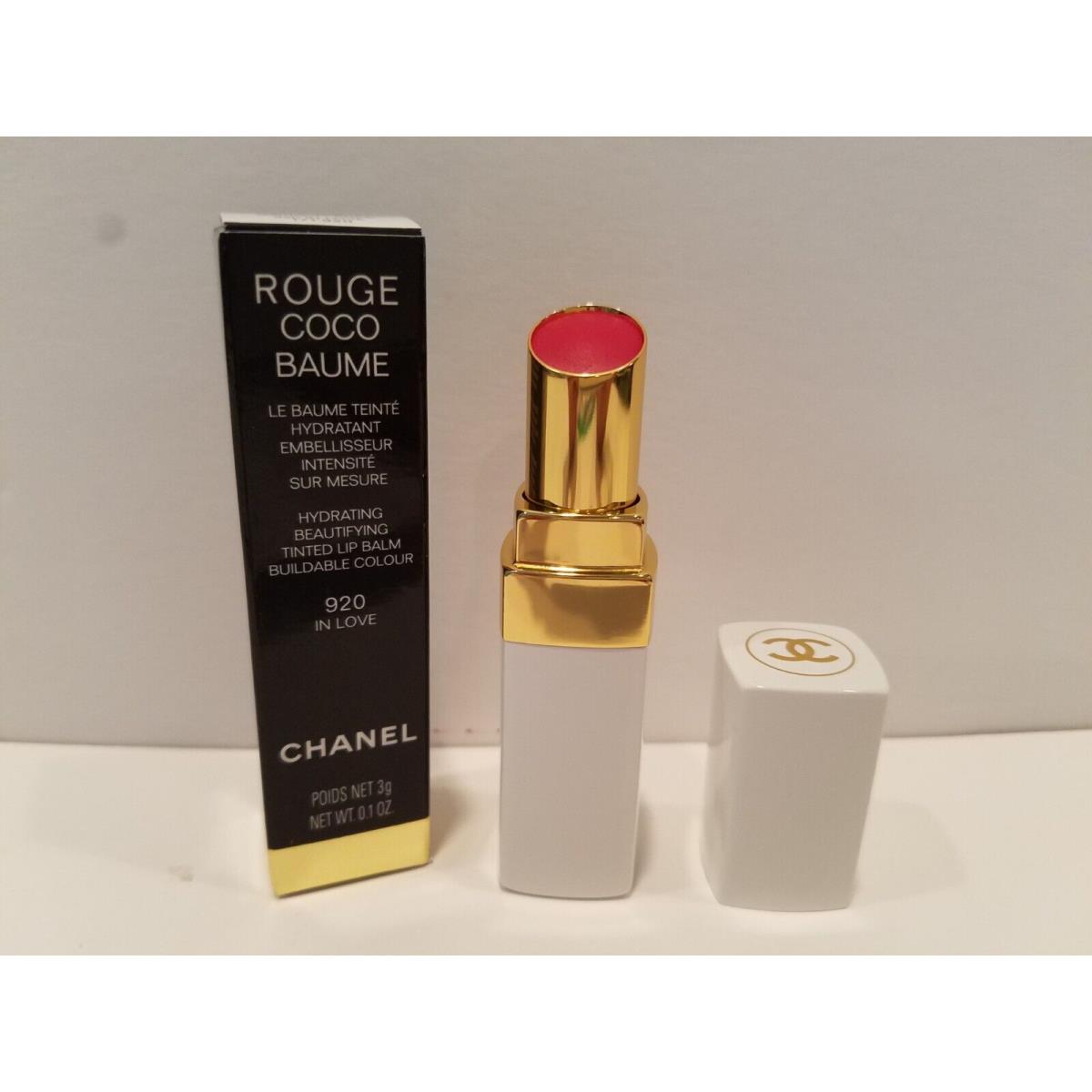 Chanel Rouge Coco Baume Hydrating Beautifying Tinted Lip Balm 920 In Love