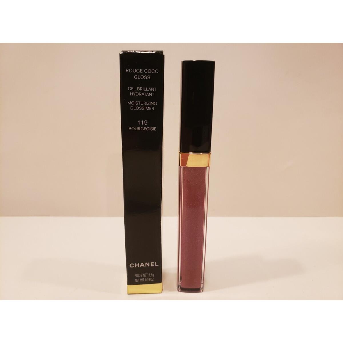 Chanel Rouge Coco Gloss Moisturizing Glossimer 119 Bourgeoisie 0.19 Oz