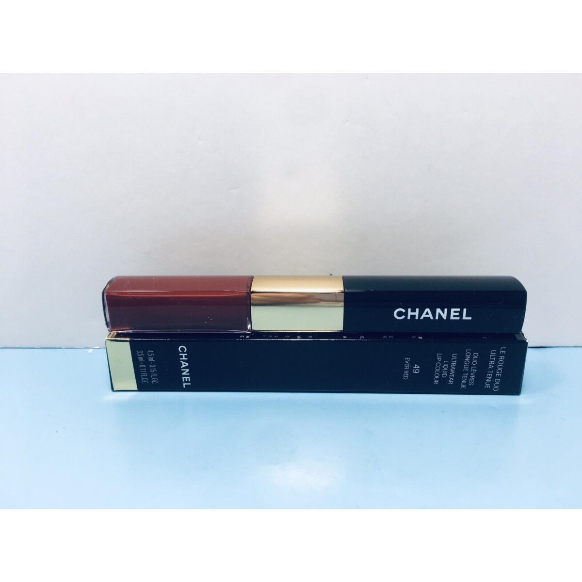 Chanel - LA Rouge Duo - Ultrawear Liquid Lip Colour - 49 Ever Red - Boxed