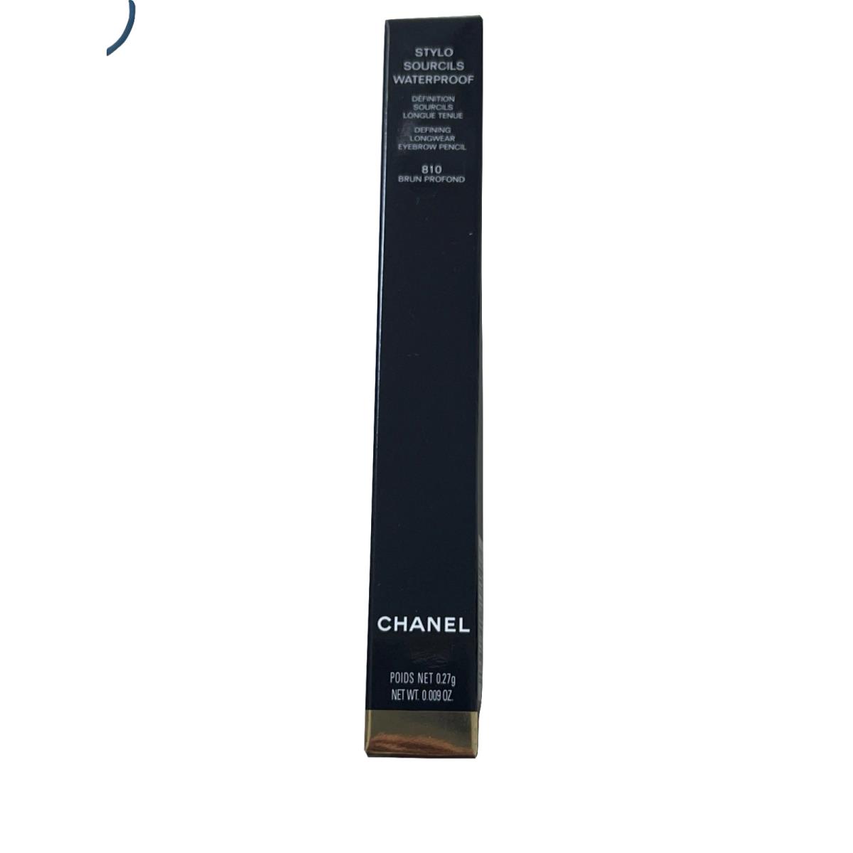 Chanel Stylo Sourcils Waterproof Eyebrow Pencil 810 Brun Profond 0.27g