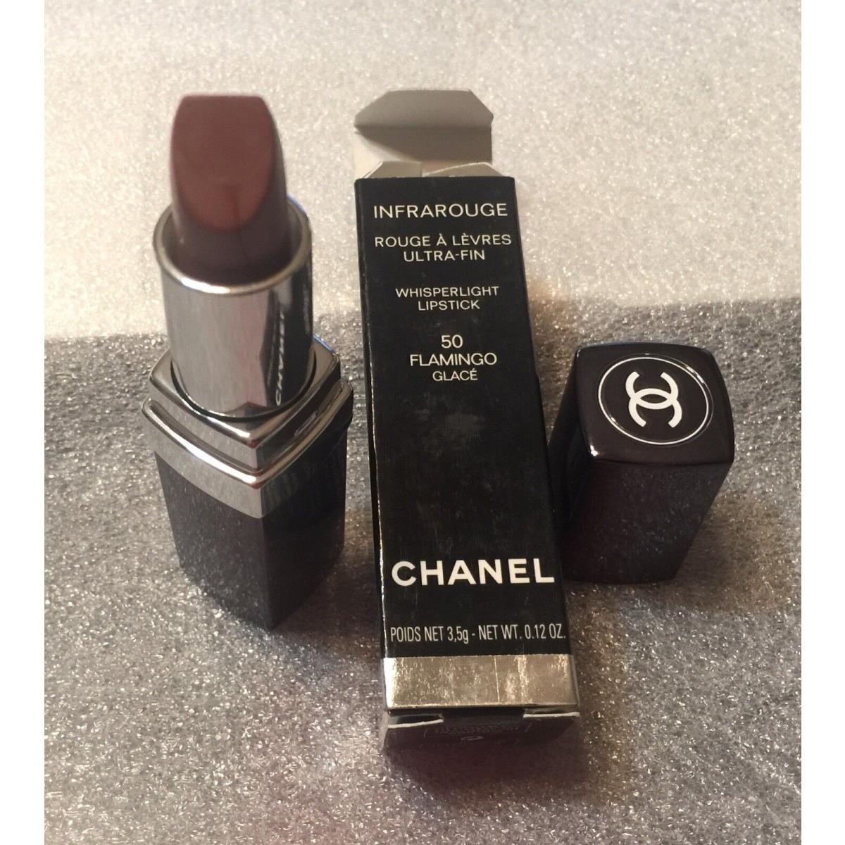 Chanel Infrarouge Whisperlight Lipstick 50 Flamigo Glace Rare