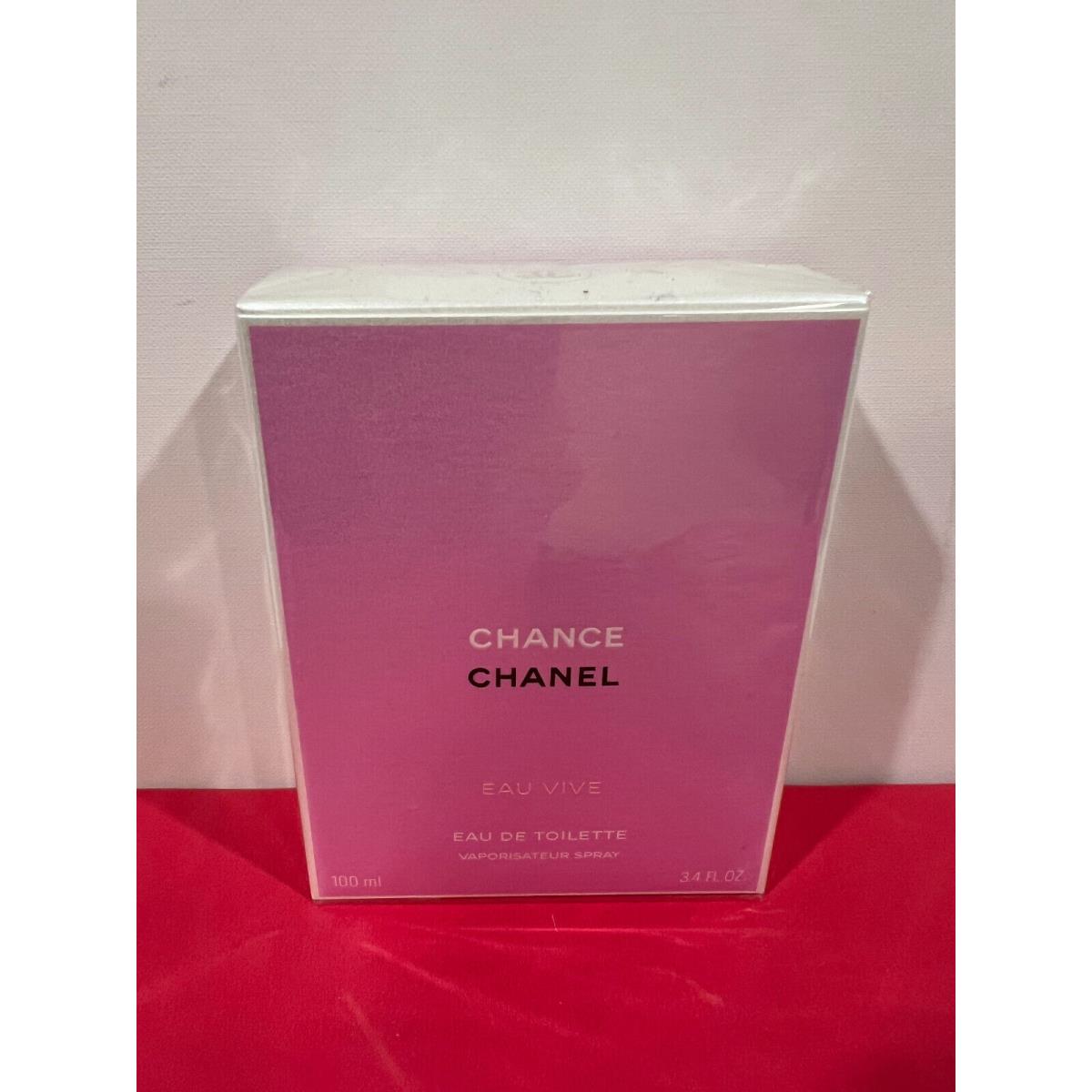 Chanel Chance Eau Vive Edt Spray Women 3.4 oz / 100 ml - Box