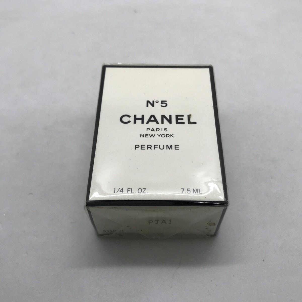 Vintage Chanel No 5 Pure Parfum 7.5ml /1/4oz Pre-barcode Factory Sealled