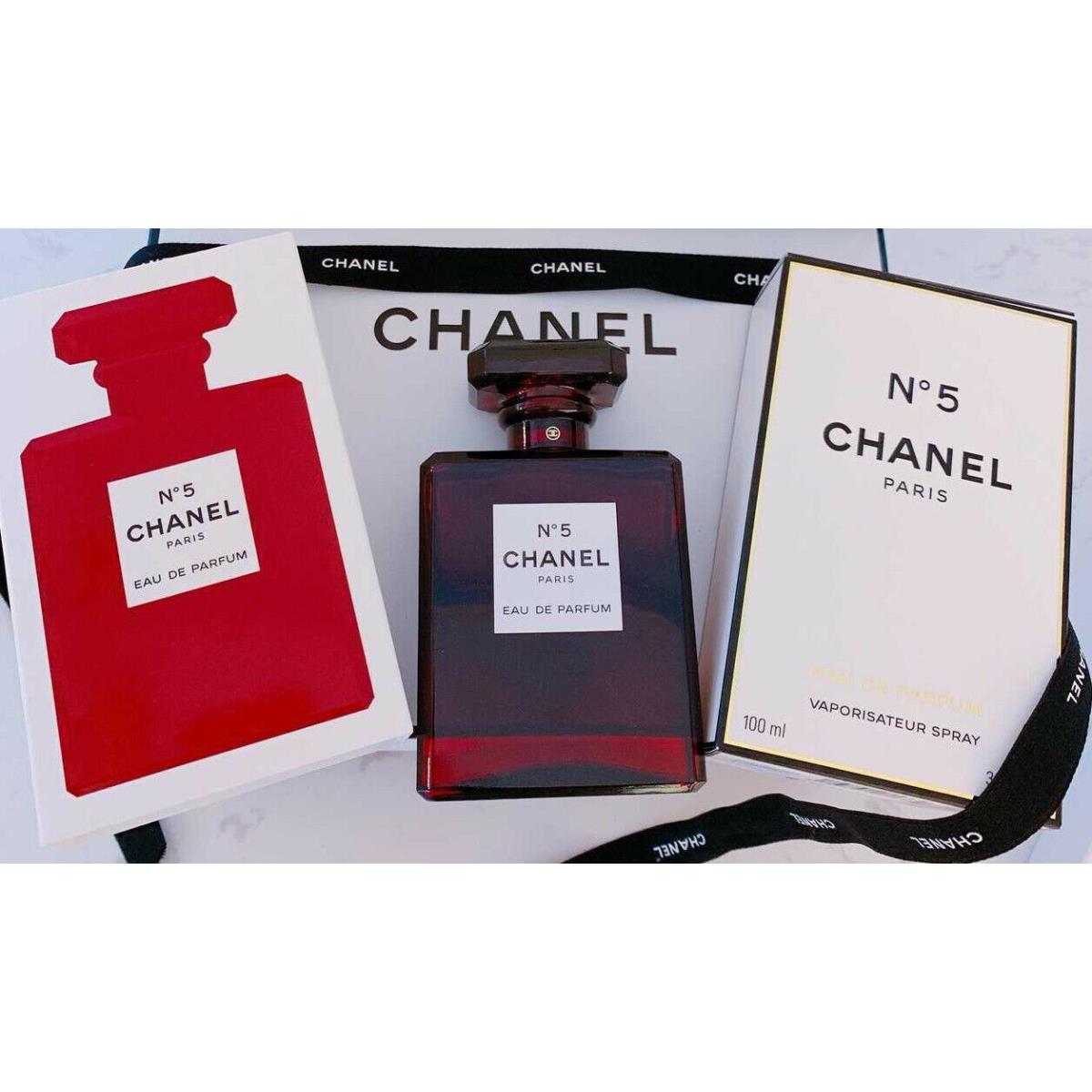 Chanel No 5 Red Edition By Chanel-eau De Parfum Spray-3.4oz/100ml-BrandNew Inbox