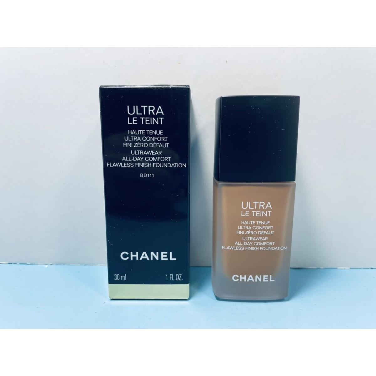 Chanel -ultrawear All Day Comfort Flawless Finish Foundation -BD111 -1 OZ -boxed