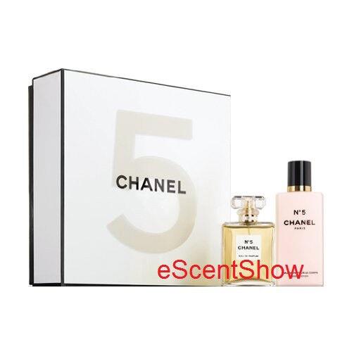 Chanel No. 5 Luxury Set: 1.7 OZ Eau DE Parfum Spray + 6.8 OZ Body Lotion