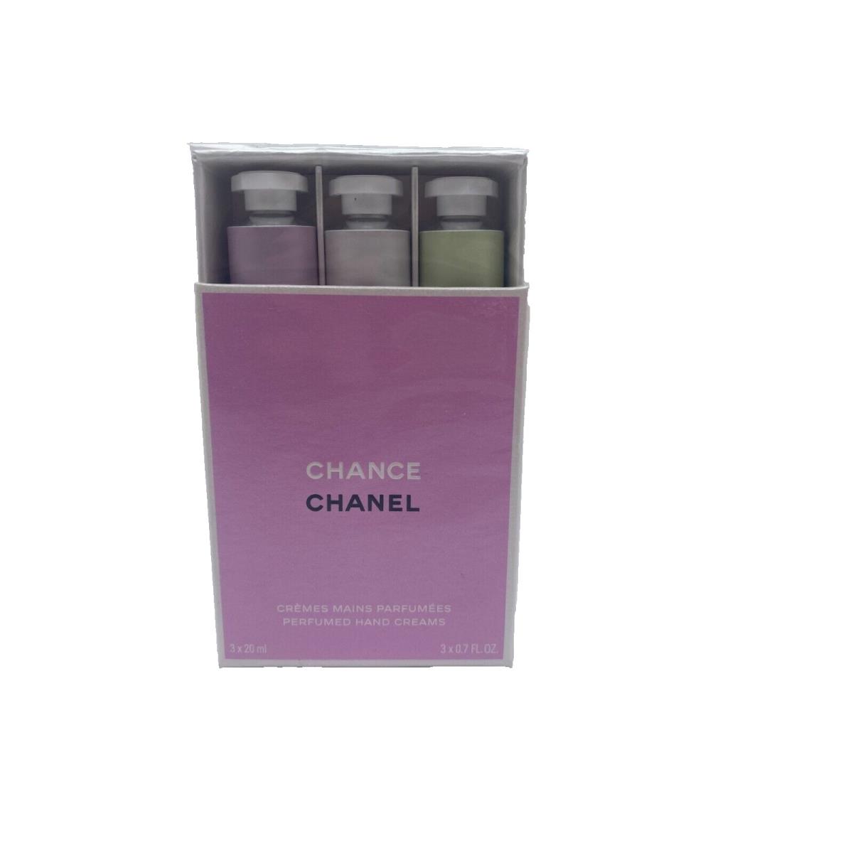 Chanel Chance Perfumed Hand Creams 3 x 0.7 fl oz /bnib