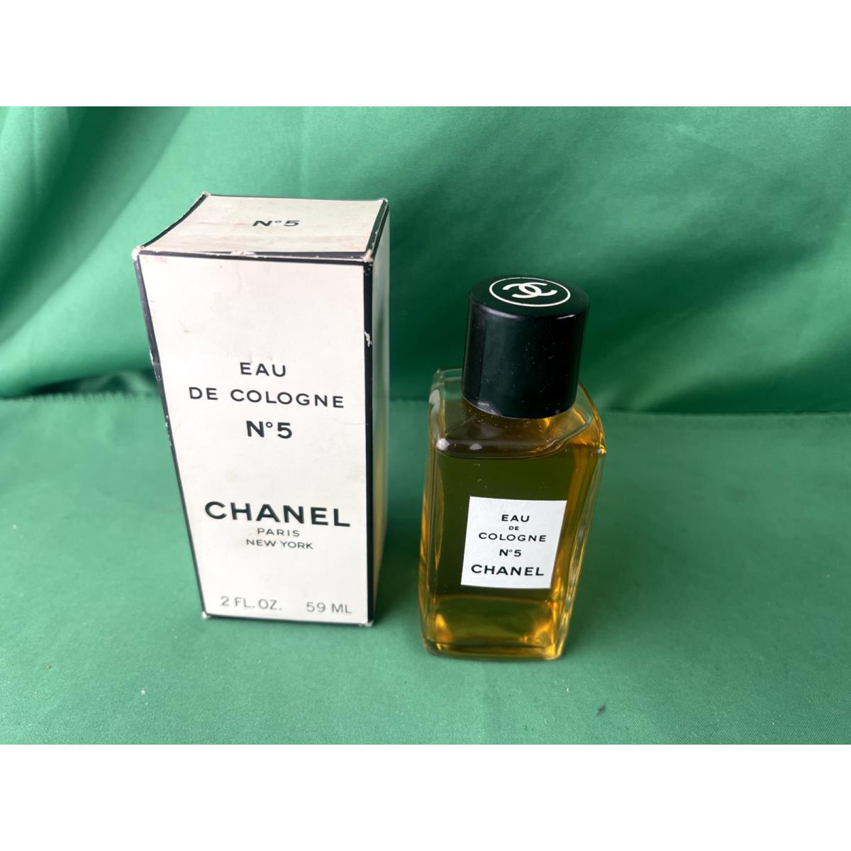 Vintage Chanel No 5 Eau De Cologne Full Bottle 2 Oz 59 ML