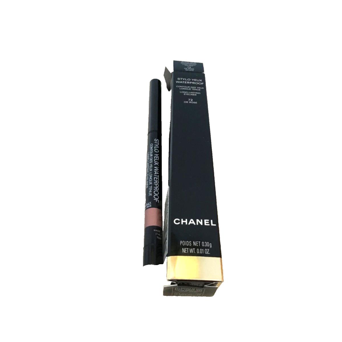 Chanel Stylo Yeux Waterproof Long Lasting Eyeliner 72 or Rose