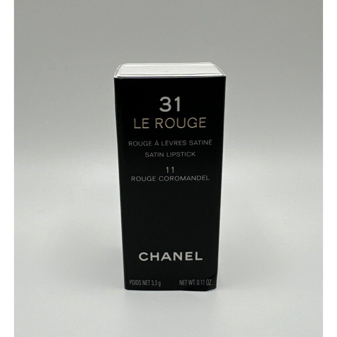 Chanel 31 LE Rouge Satin Lipstick 11 Rouge Coromandel 3.3g / .11 Oz