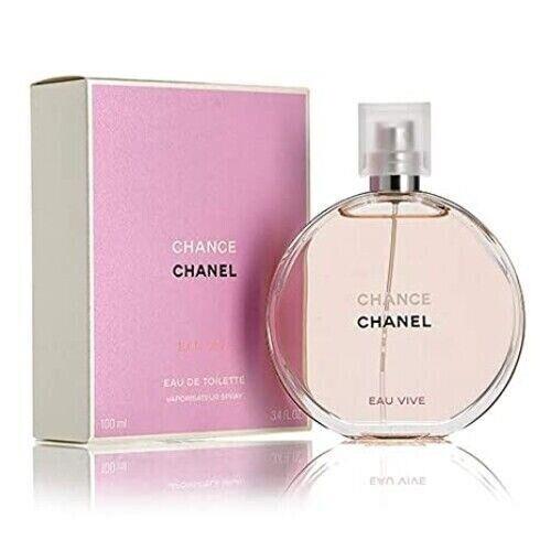 Chanel Chance - Eau Vive - 3.3/3.4 oz 100 ml Edt Spray