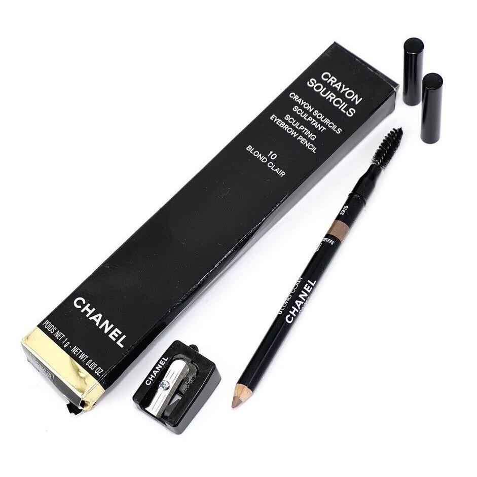 Chanel Crayon Sourcils Sculpting Eyebrow Pencil 10 Blond Clair Rare